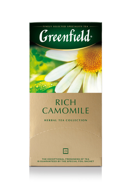Гринфилд Рич Камомайл (25пак*1,5гр) черный чай
