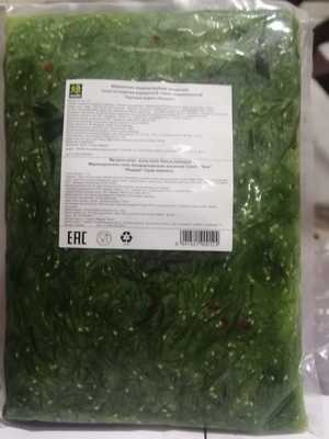 Чука салат из морских водорослей зам в/у 1кг 1/12шт Китай