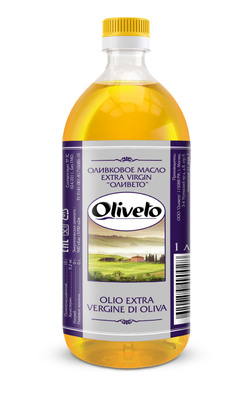 Масло оливковое Extra Virgin п/бут 1л Oliveto Россия