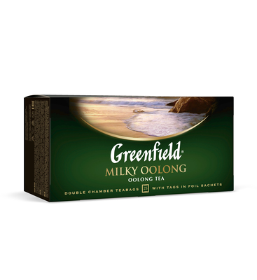 Гринфилд Милки Оолонг (25пак*2гр/уп) с ароматом молока чай РФ