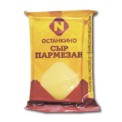 Пармезан сыр 40% кусок 180гр 1/6шт Останкино