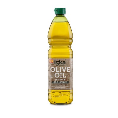 Масло олив для жарки Pomace пл/бут 1л 1/15шт ISKA Турция