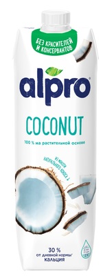 Растительный напиток Кокосовый с рисом 0,9% 1л 1/12шт Alpro