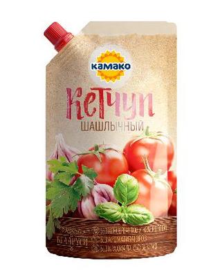Кетчуп Шашлычный ЭКО 350гр дой-пак 1/16шт