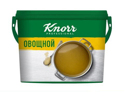 Бульон овощной сухой (ведро) 2кг 1/4шт Knorr РФ