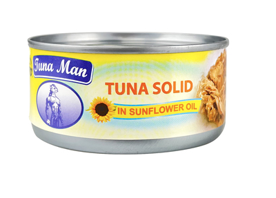 Тунец натуральный в масле ж/б 170гр Tuna Man Эквадор