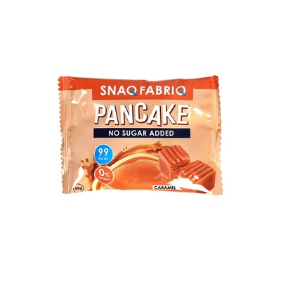 Панкейк неглазированный с начинкой Мягкая карамель 40гр (10шт) ТМ SNAQFABRIQ