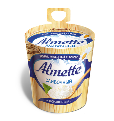 Сыр творожный  Альметте 150г 60% сливочный
