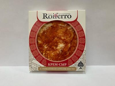 Крем-сыр Roiferro с томатом и соусом песто 45% 120гр/12 Беловежские сыры