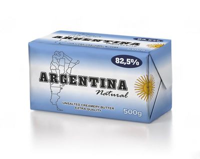 Масло 82,5% ARGENTINAnatural 500гр Традиционное сладкосливочное РФ