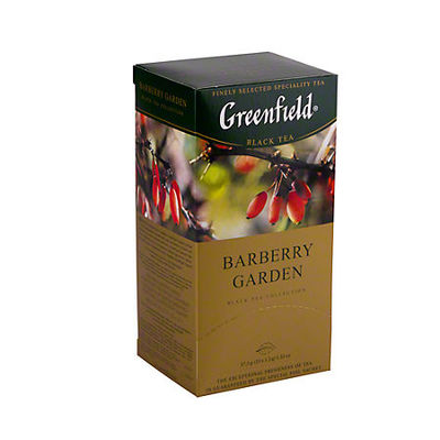 Гринфилд Барберри Гарден (25пак*1,5гр/уп)черный чай РФ