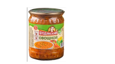 Суп Овощной СКО ст/б 500гр 1/8шт Буздякский