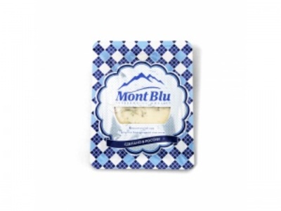 Мон Блу (Mont Blu) 50%  сыр с голубой благородной плесенью 100гр РФ 1/18шт