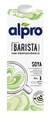 Напиток из сои оригинальный 1л 1/12шт Альпро обгащенный кальцием и витаминами "Barista" (Prof)