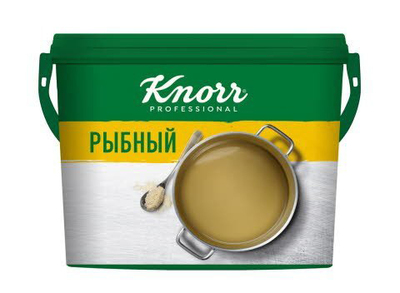 Бульон рыбный сухой (ведро) 2кг 1/4шт Knorr РФ