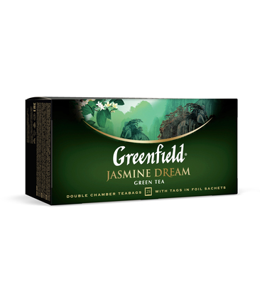 Гринфилд ЖасминДрим (25пак*2гр/1уп) зеленый чай РФ