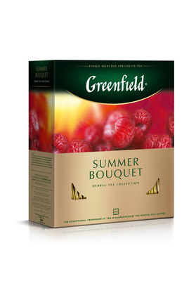 Гринфилд Самма Букет (100пак*2гр/уп) с ароматом малины чай рф