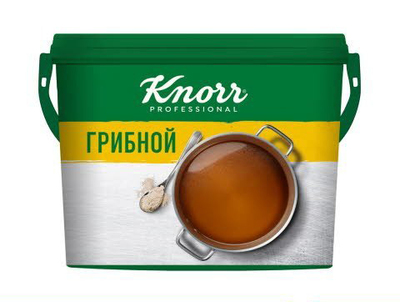 Бульон грибной сухой (ведро) 2кг 1/4шт Knorr РФ